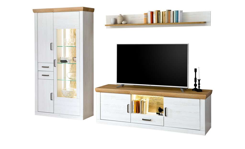 maison bleue Wohnwand  Zara ¦ weiß Wohnwände - Höffner