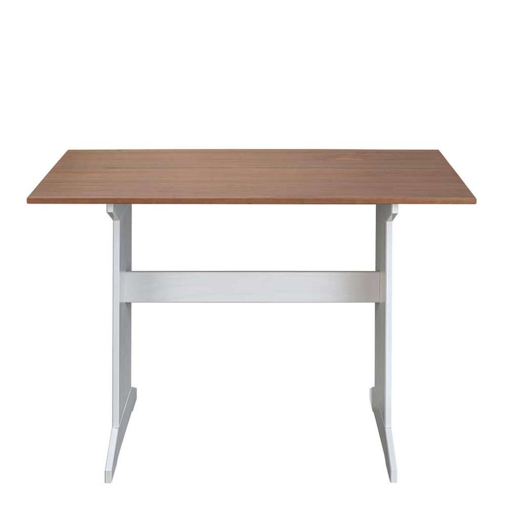 Küchen Tisch in Weiß & Braun Wangen Gestell
