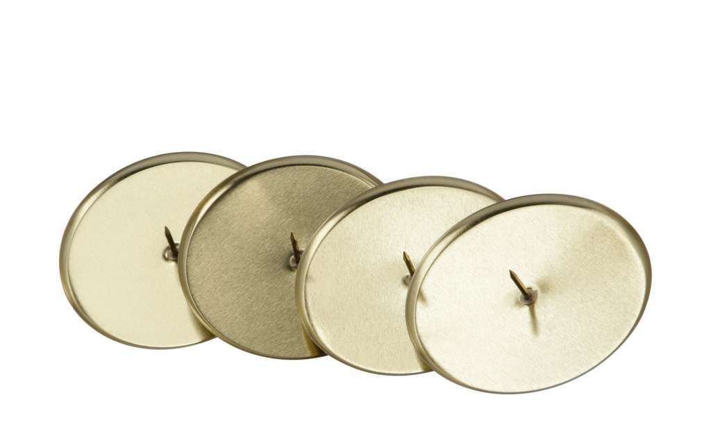 Adventskerzenhalter, 4er-Set ¦ gold ¦ Metall Ø: 8 Dekoration > Kerzen & Lichter > Kerzenständer - Höffner