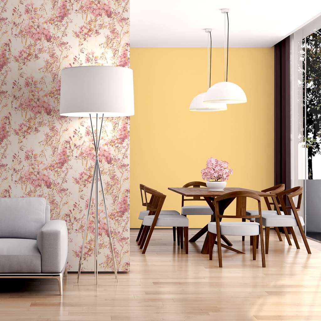 home24 Vliestapete Blätter Floral