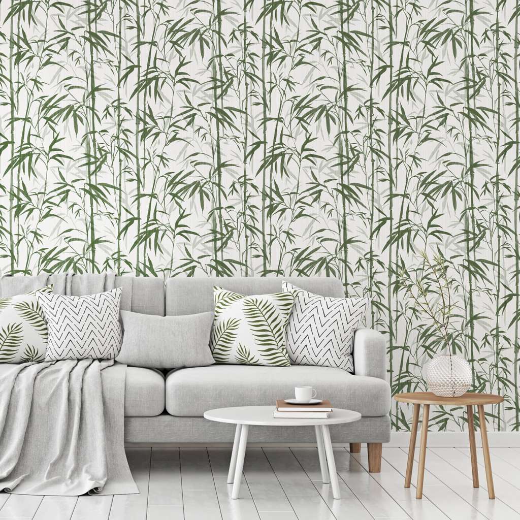 home24 Vliestapete Bamboo
