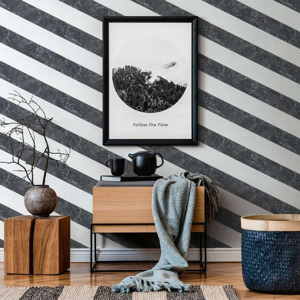 home24 Vliestapete Modern Marble