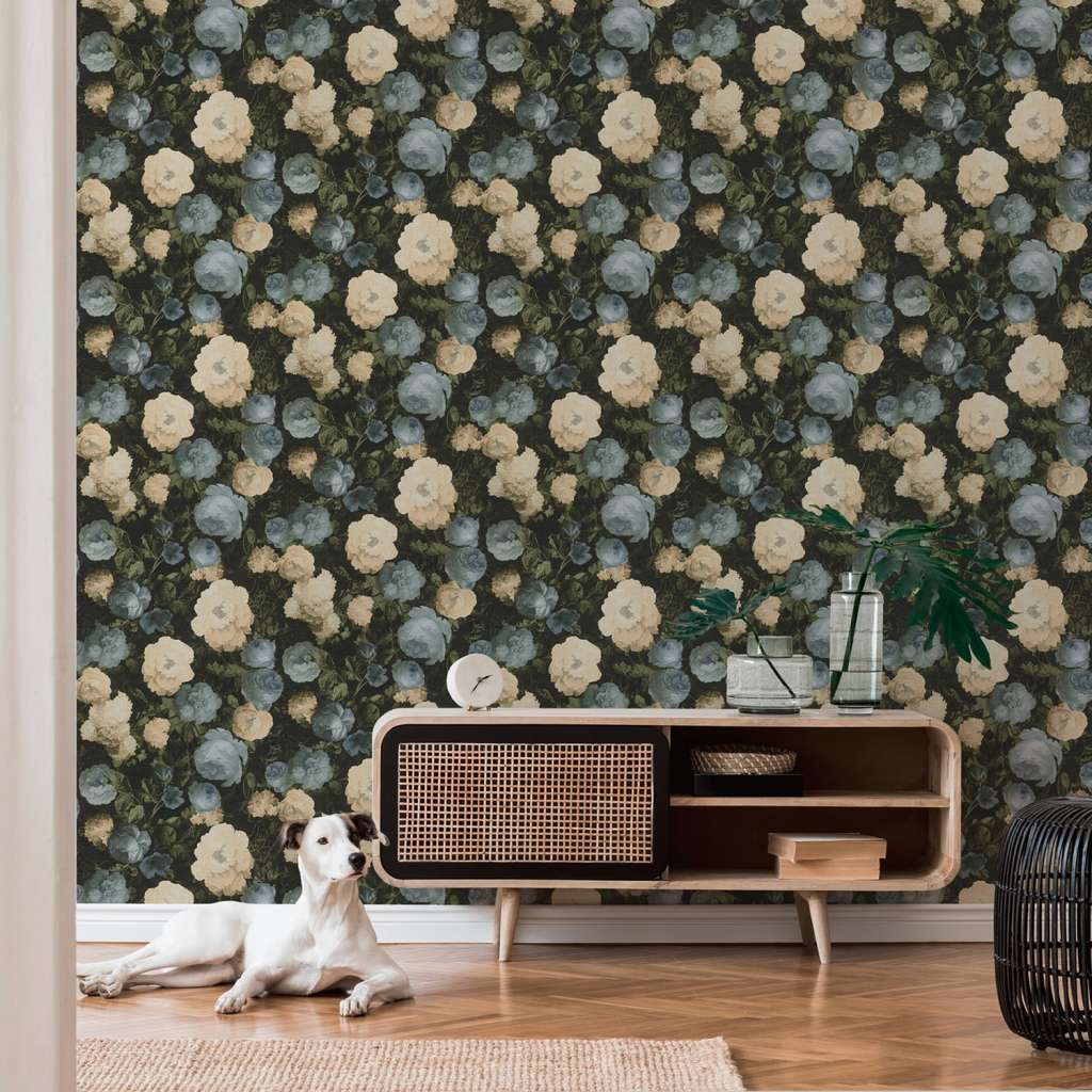 home24 Vliestapete Vintage Rosen