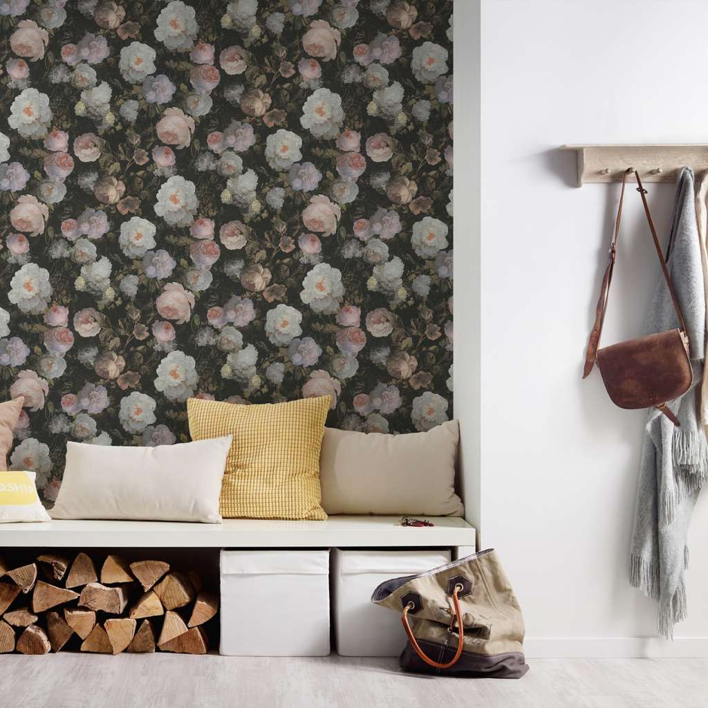 home24 Vliestapete Vintage Rosen