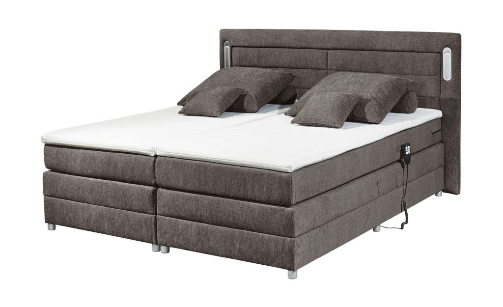 uno Motor-Boxspringbett  Mareva ¦ braun Betten > Boxspringbetten > Boxspringbetten 180x200 - Höffner