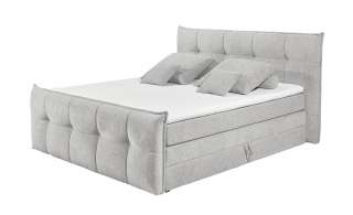 uno Boxspringbett mit Bettkasten Frida ¦ grau Betten > Boxspringbetten > Boxspringbetten 180x200 - Höffner