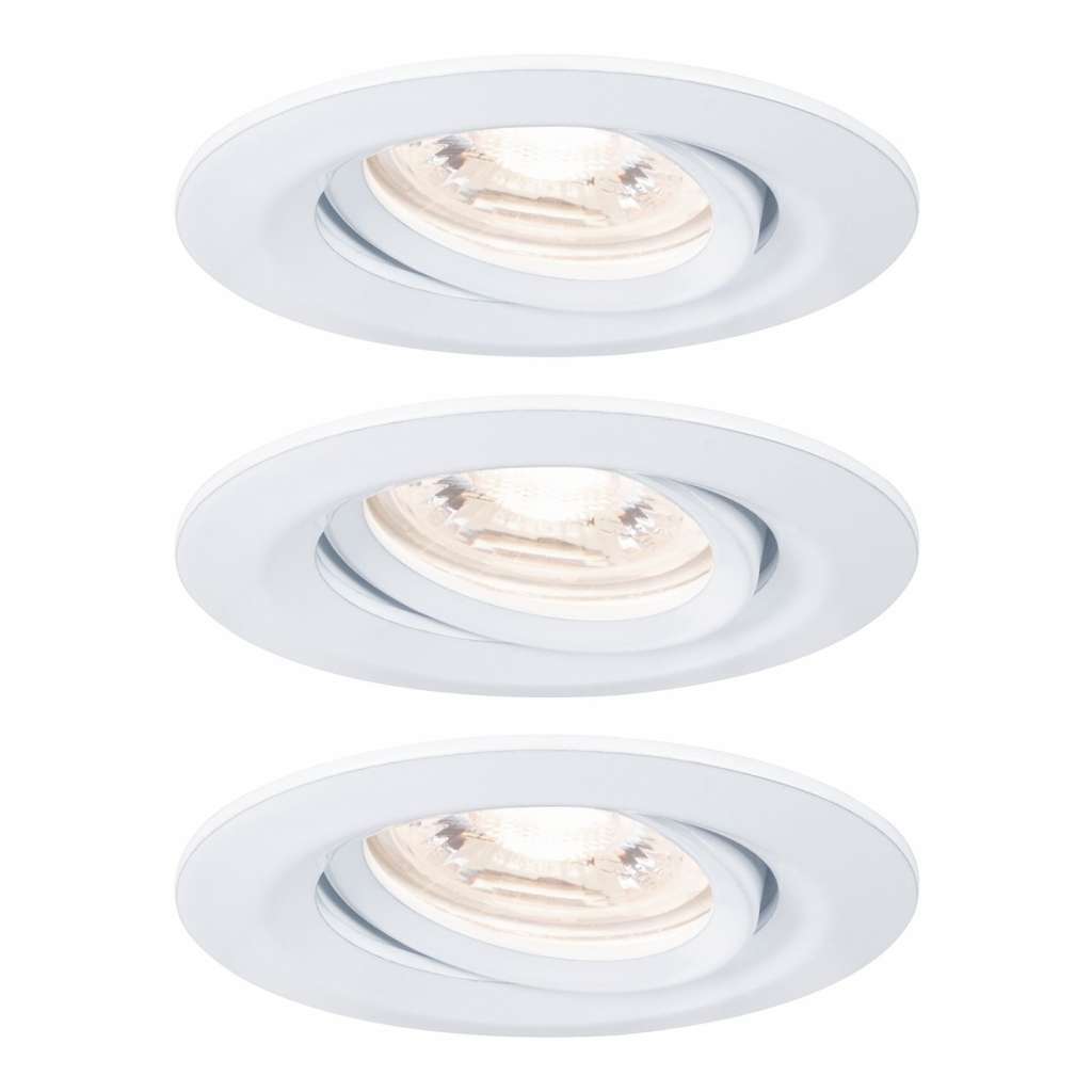 home24 LED-Einbauleuchte Nova I (3er-Set