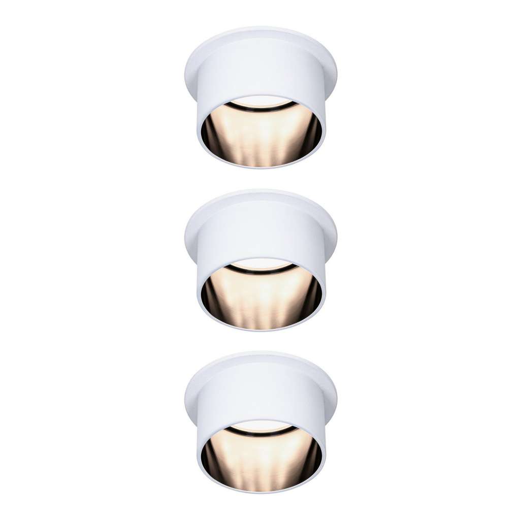 home24 LED-Einbauleuchte Gil II (3er-Set)