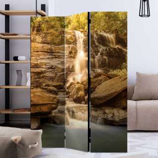 Naturmotiv Paravent Mehrfarbig Wasserfall Foto