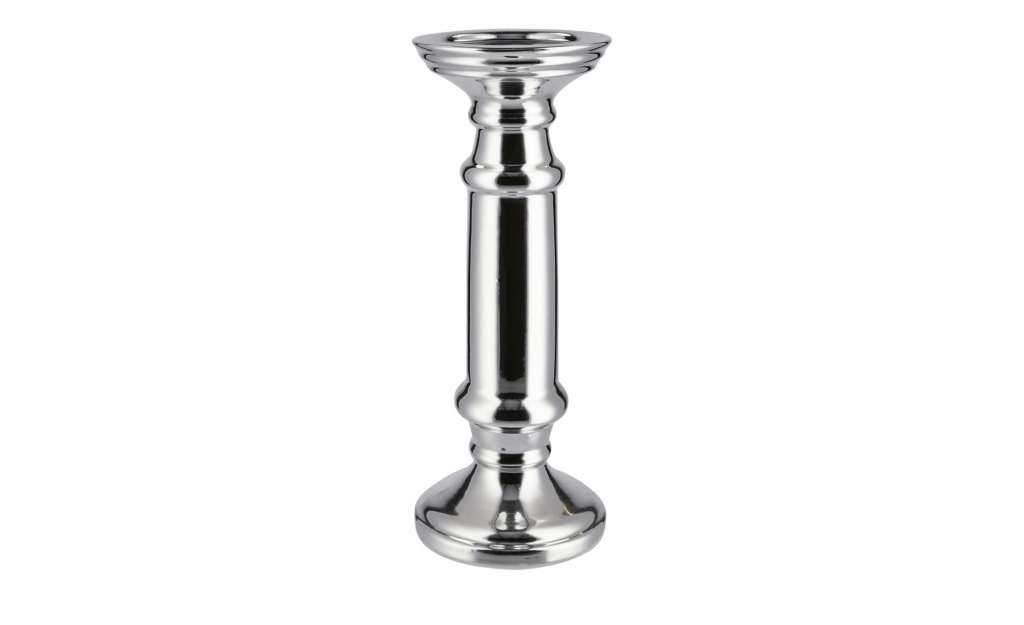 Kerzenhalter ¦ silber ¦ Dolomite Ø: 12 Dekoration > Kerzen & Lichter > Kerzenständer - Höffner