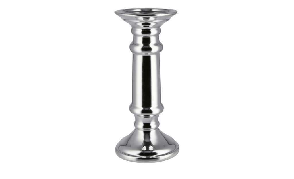 Kerzenhalter ¦ silber ¦ Dolomite Ø: 11 Dekoration > Kerzen & Lichter > Kerzenständer - Höffner