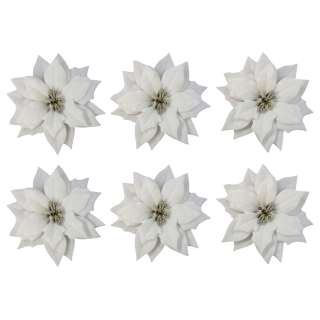 home24 Dekoblumen Christstern (6er-Set)