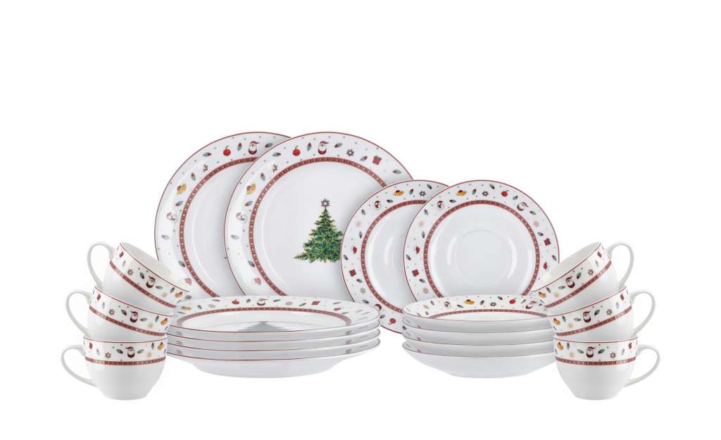 Peill+Putzler Kaffeeservice, 18-teilig  Santa ¦ Porzellan Geschirr > Geschirrsets > Kaffeeservice - Höffner