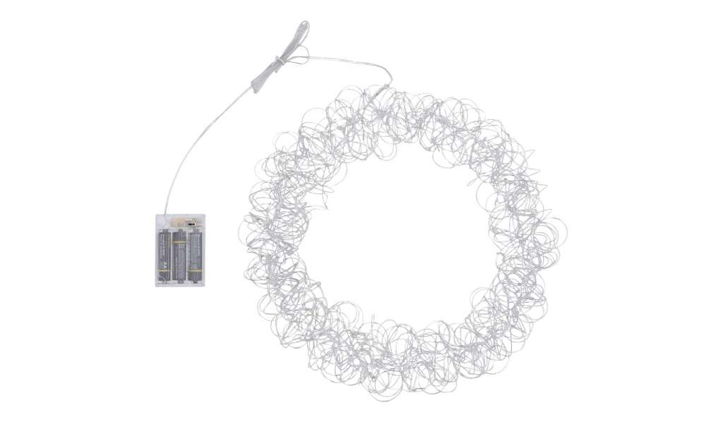 LED Kranz ¦ silber Ø: 25 Lampen & Leuchten > Innenleuchten > Lichterketten & Dekoleuchten - Höffner