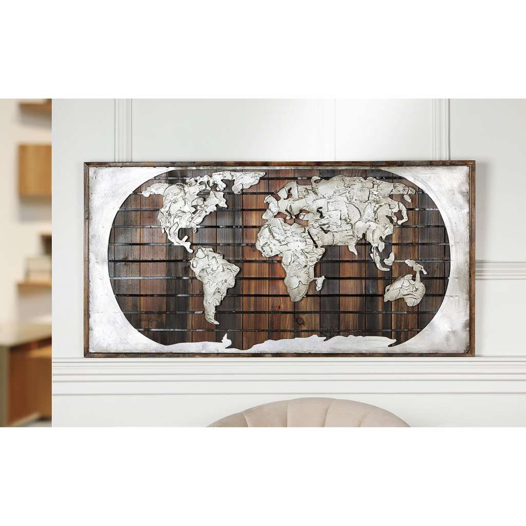 home24 Metallbild Erde