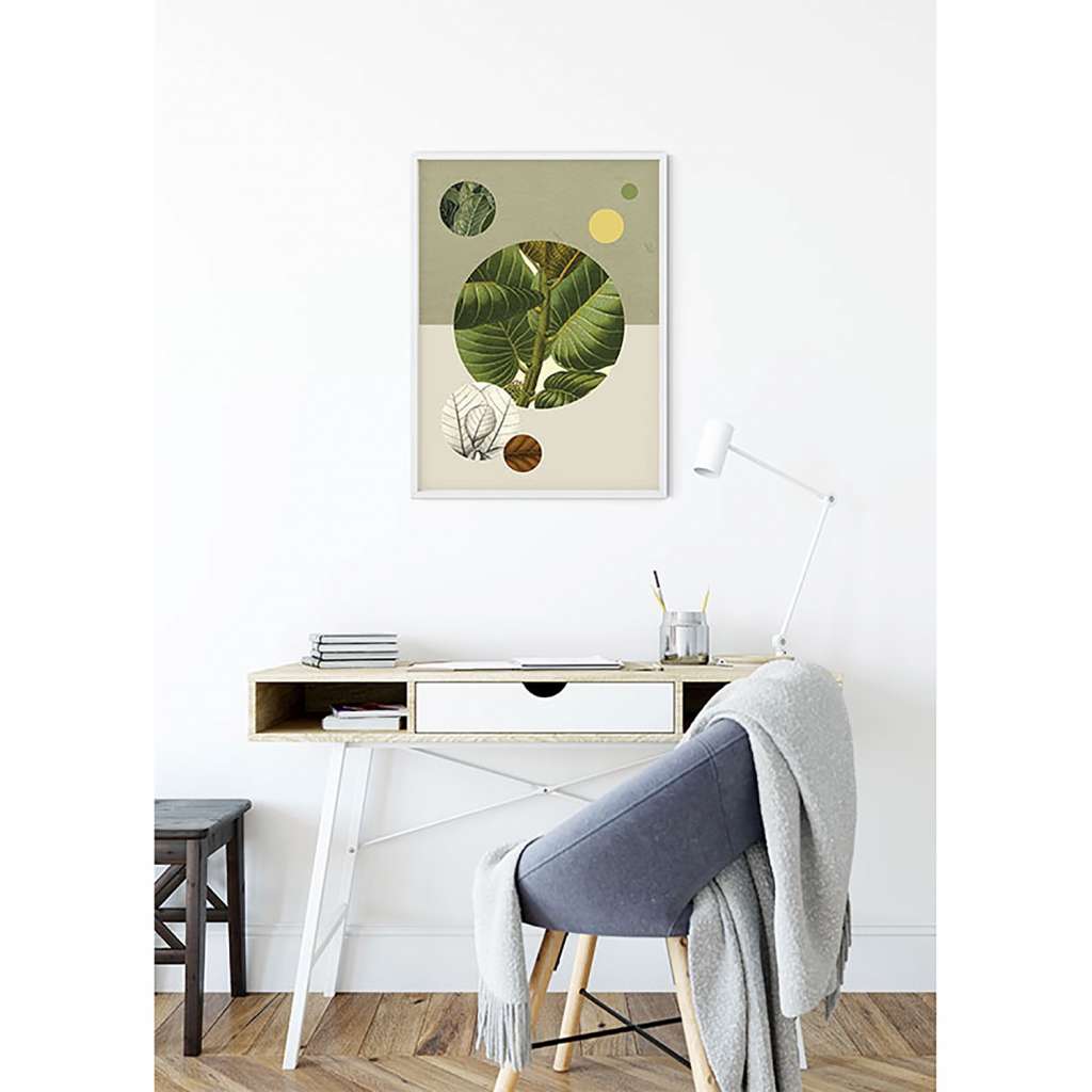 home24 Wandbild Green Structure
