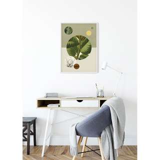 home24 Wandbild Green Structure