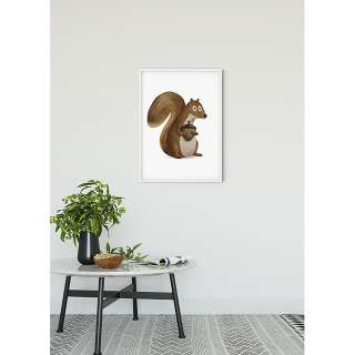 home24 Wandbild Cute Animal Squirrel