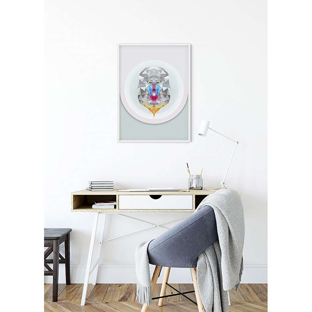 home24 Wandbild Baboon