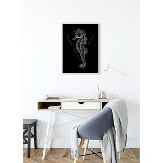 home24 Wandbild Sea Horse