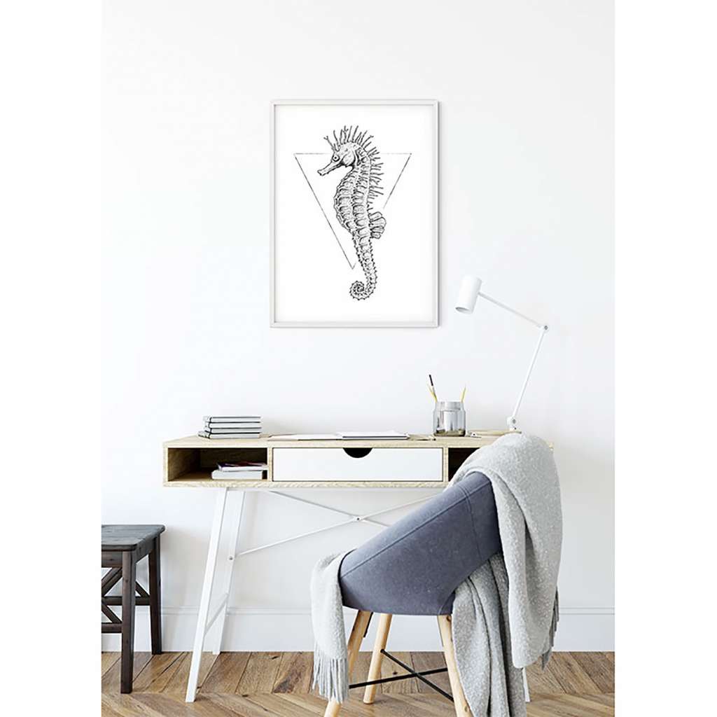 home24 Wandbild Sea Horse