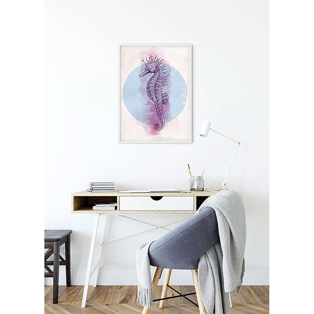 home24 Wandbild Sea Horse