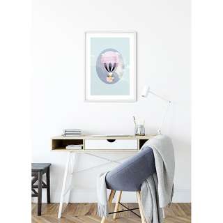 home24 Wandbild Happy Balloon II