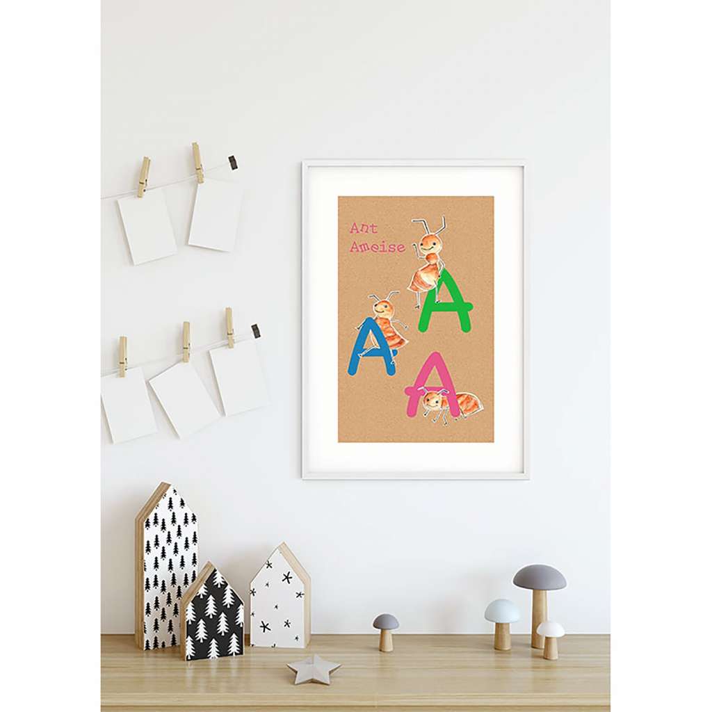 home24 Wandbild ABC Animal A