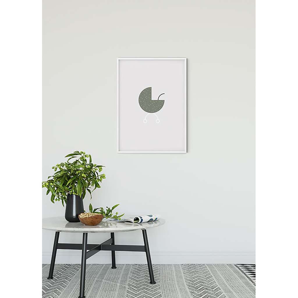 home24 Wandbild Baby Hello World