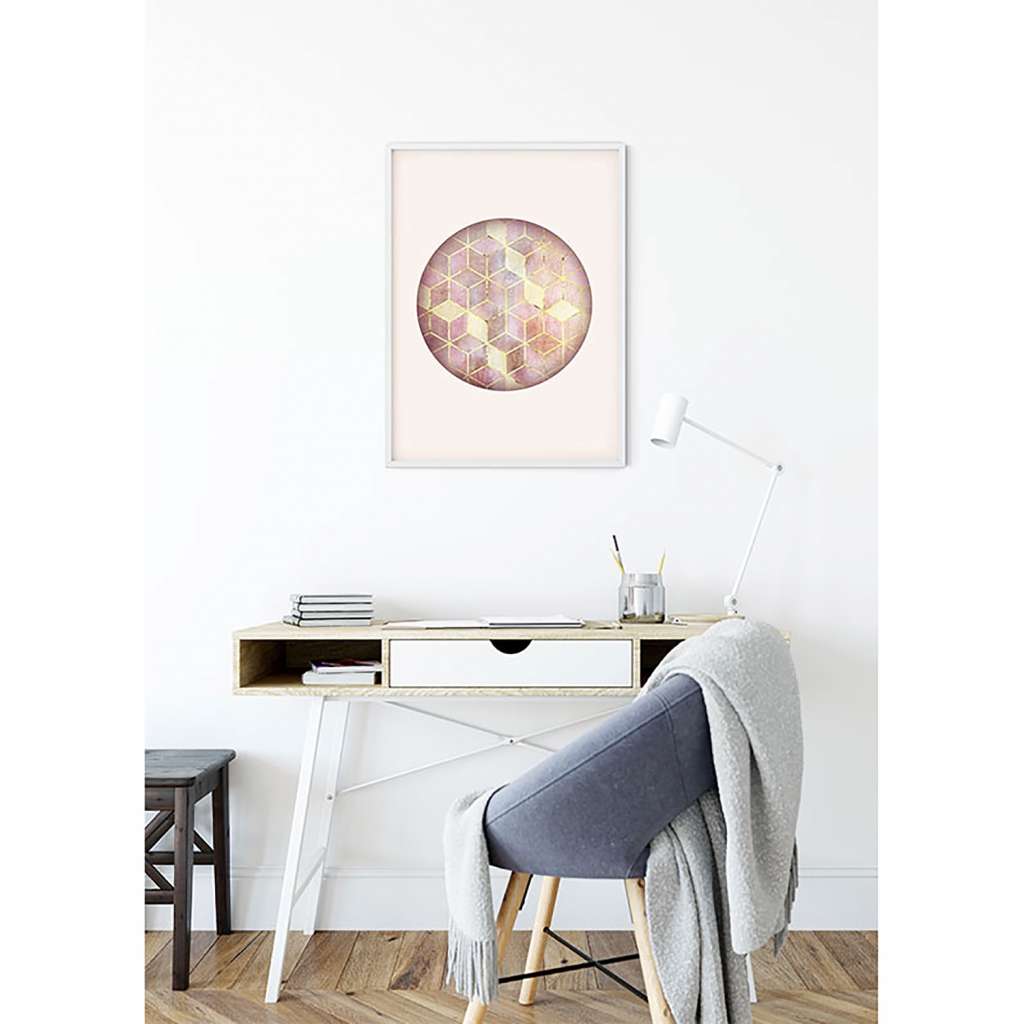 home24 Wandbild Mosaik Circle