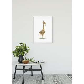 home24 Wandbild Cute Animal Giraffe