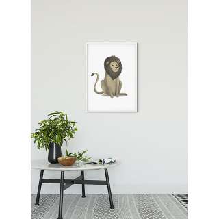 home24 Wandbild Cute Animal Lion