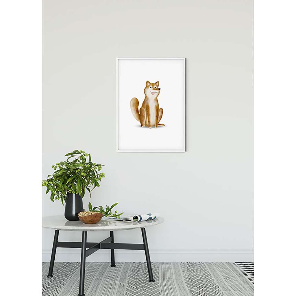 home24 Wandbild Cute Animal Dog