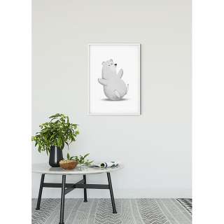 home24 Wandbild Cute Animal Polar Bear