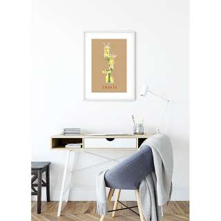 home24 Wandbild ABC Animal I