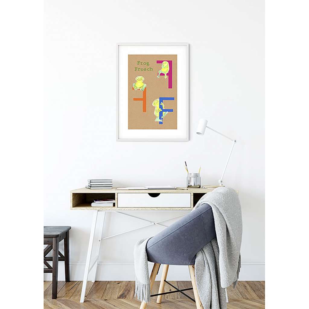 home24 Wandbild ABC Animal F