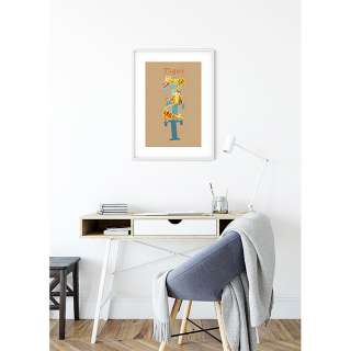 home24 Wandbild ABC Animal T