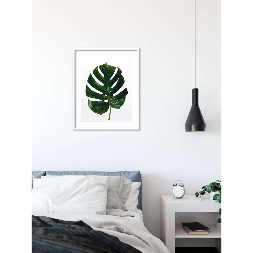 home24 Wandbild Monstera Leaf