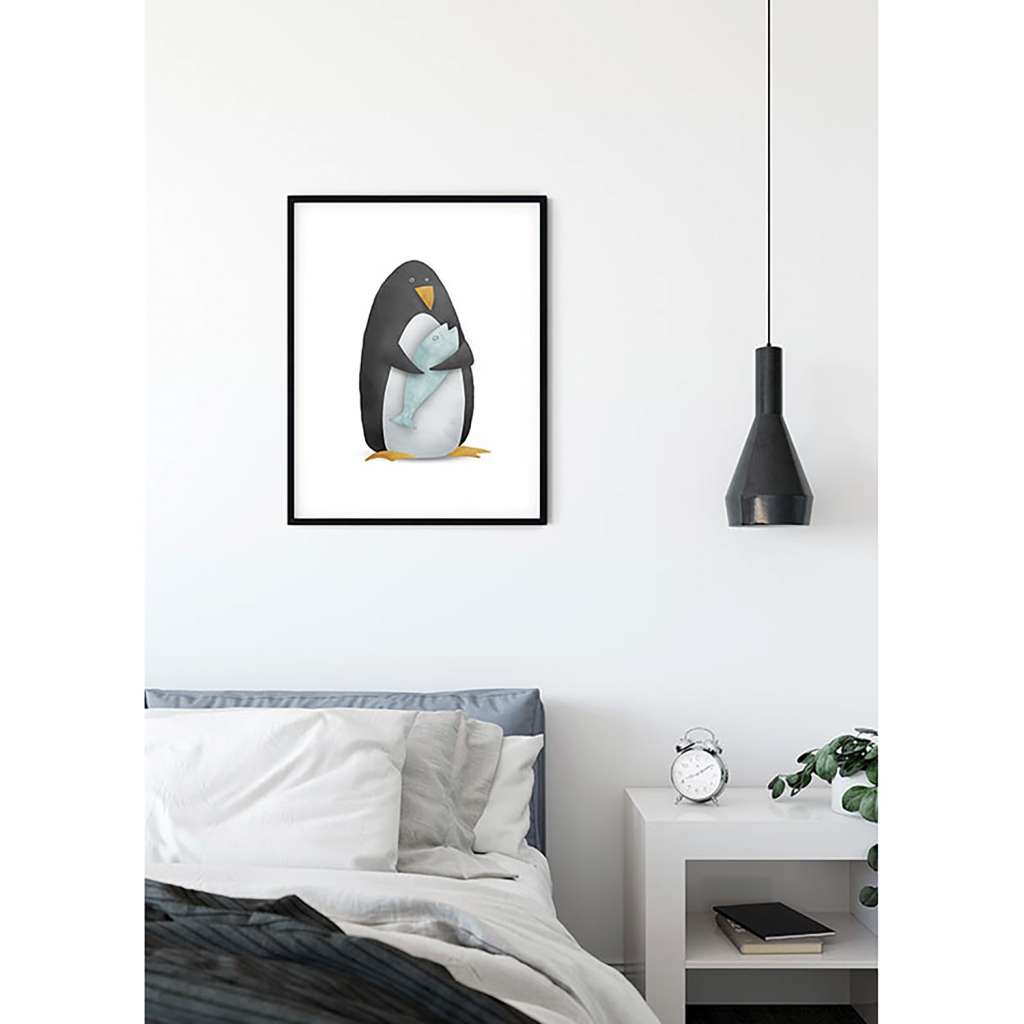 home24 Wandbild Cute Animal Penguin