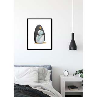 home24 Wandbild Cute Animal Penguin