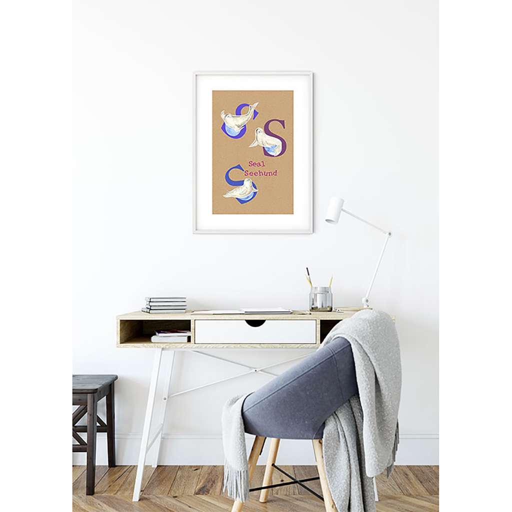 home24 Wandbild ABC Animal S