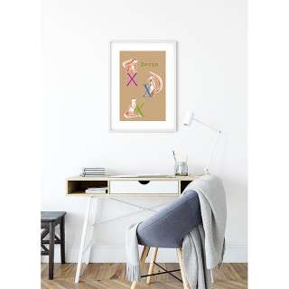 home24 Wandbild ABC Animal X