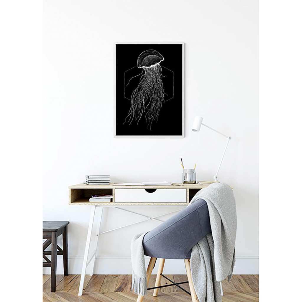 home24 Wandbild Jellyfish