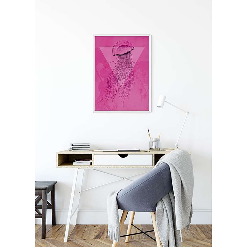 home24 Wandbild Jellyfish