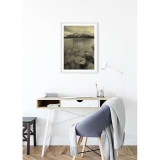 home24 Wandbild Word Lake Silence