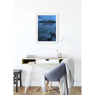 home24 Wandbild Word Lake Silence