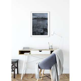 home24 Wandbild Word Lake Silence
