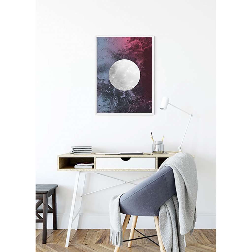home24 Wandbild Solum Aqua