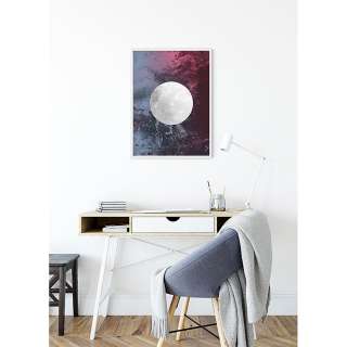 home24 Wandbild Solum Aqua
