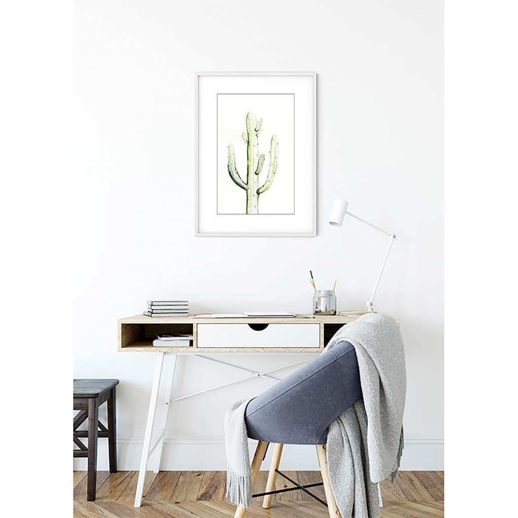 home24 Wandbild Saguaro Watercolor